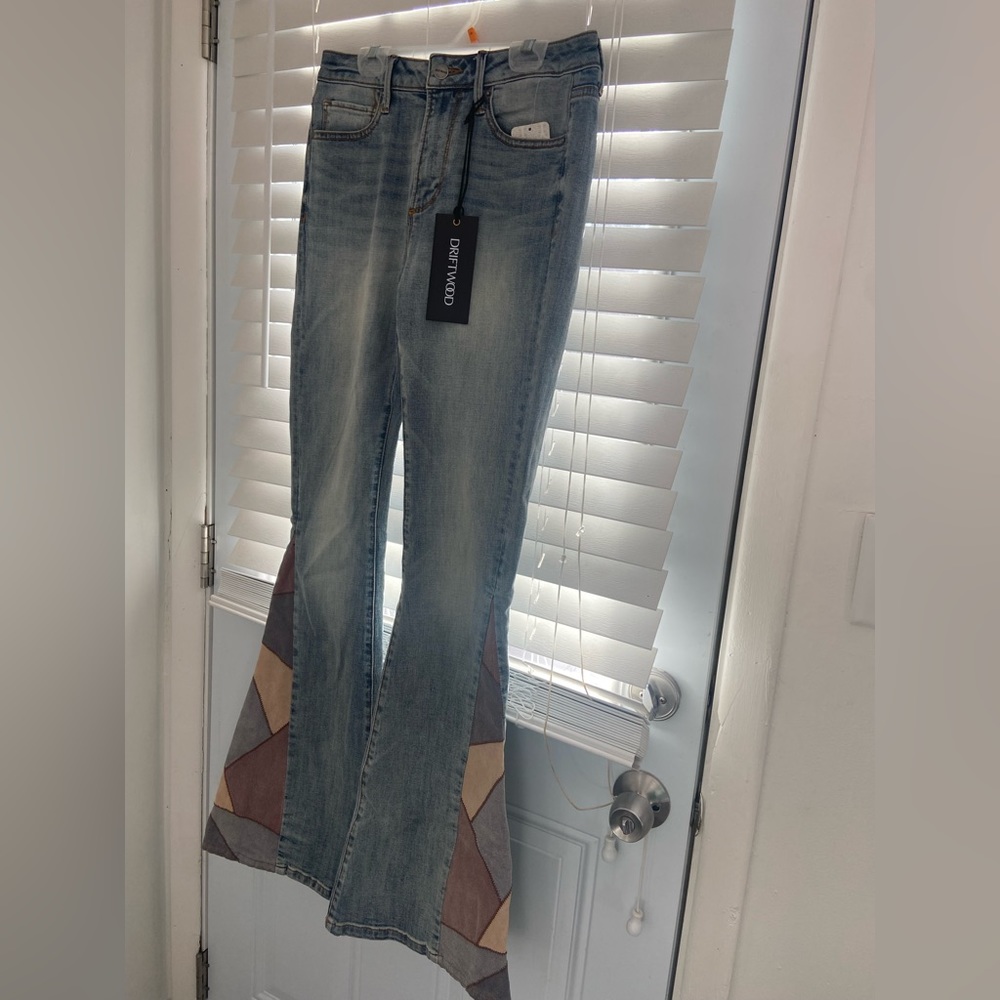 Free People DriftWood Farrah Flare Cowgirl Jeans